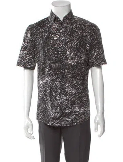 Pre-owned Balenciaga Noise Printed Shirt In Multi