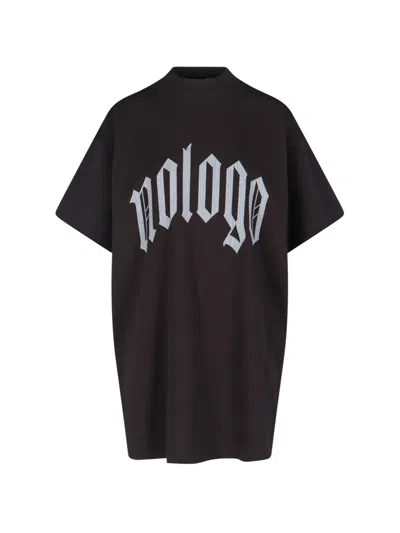Balenciaga 'nologo' Oversize T-shirt In Black  