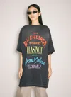 Balenciaga Not Been Done Cotton Jersey T-shirt In Black