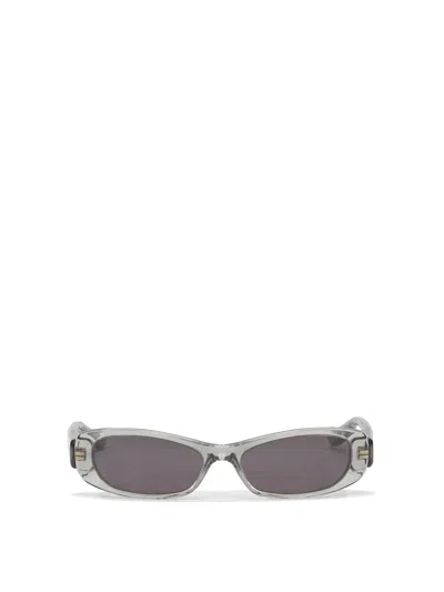 Balenciaga Nova Grey Acetate Sunglasses In Multi