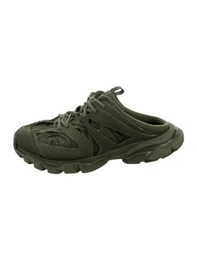 Pre-owned Balenciaga Nubuck Sneakers In Green