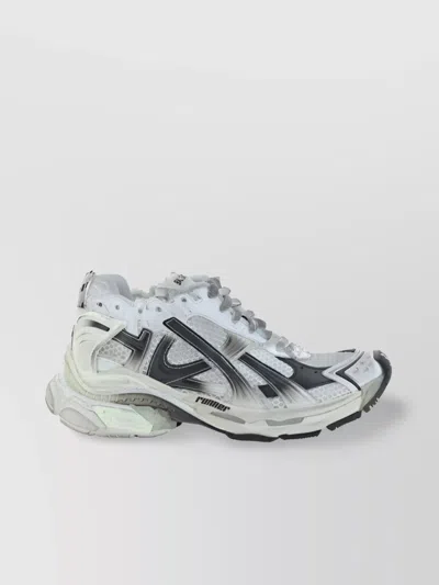 Balenciaga Number Embroidered Toe Runner Sneakers In Multi