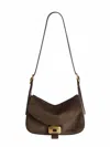Balenciaga Nutmeg Clicca Shoulder Bag Medium Shoulder Bag In Brown