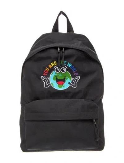 Pre-owned Balenciaga Nylon Backpack W/ Tags In Black