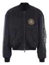 Balenciaga Oversize Ribbed Trims Sleeve Pocket In Black