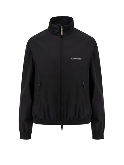 Balenciaga Nylon Jacket In Black