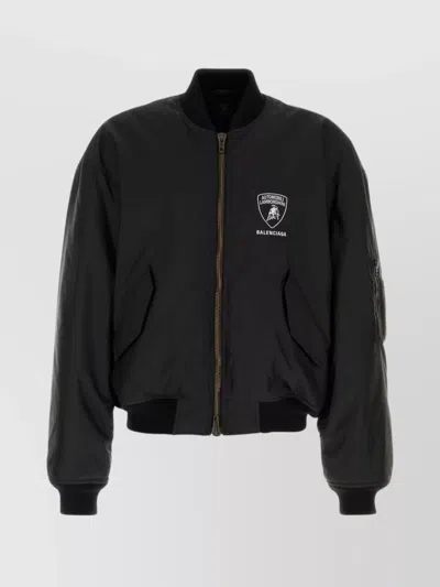 BALENCIAGA NYLON LAMBORGHINI BOMBER JACKET