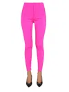Balenciaga Nylon Leggings With Belt Loops For Women