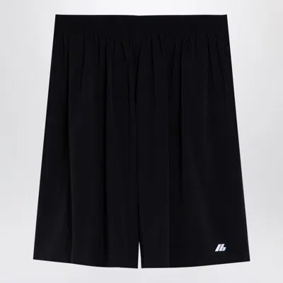 Balenciaga Black Nylon Short Activewear Stretch