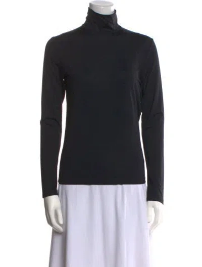 Pre-owned Balenciaga Nylon Turtleneck Sweatshirt W/ Tags In Black