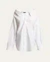 Balenciaga Long-sleeved Shirt In Bianco