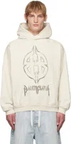 Balenciaga Sweaters In Ecru/black