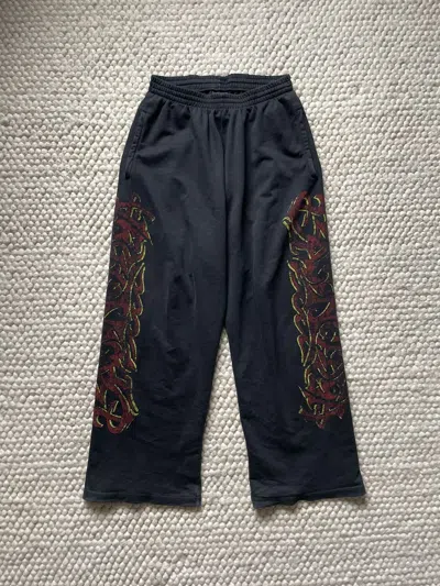 Pre-owned Balenciaga Offshore Sweatpants In Black