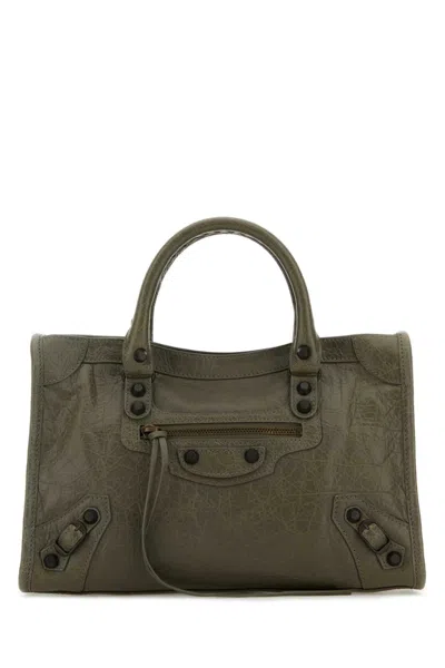 Balenciaga Handbags. In Olive
