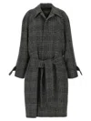Balenciaga 'one Layer' Coat In Black