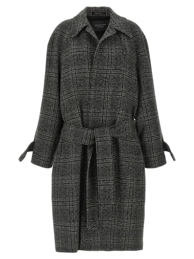 Balenciaga 'one Layer' Coat In Black