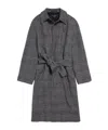 Balenciaga Checkered Pattern One Layer Coat