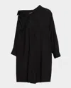 Balenciaga One Shoulder Dress In Black