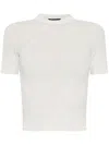 Balenciaga Women Open-knit Wool Top In White