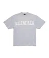 Balenciaga Men's New Tape Type Tr T-shirt Medium Fit In Grey In Gray