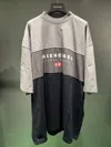 Balenciaga Open-necked Black Shirt In Multi-color