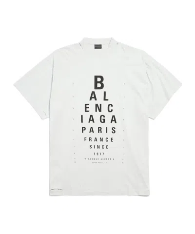 Balenciaga Open-necked Black Shirt In White