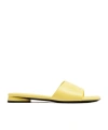 Balenciaga Open-toed Flat Sandals In Yellow