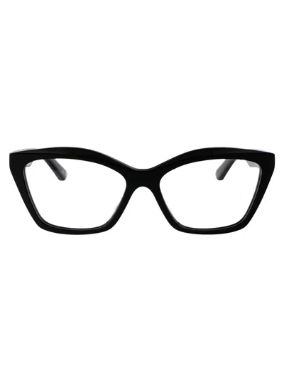 Balenciaga Cat-eye Glasses In 007 Violet Violet Transparent