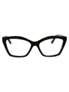 Balenciaga Bb0342o Glasses In 006 Havana Havana Transparent
