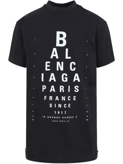 Balenciaga Extra Large Short-sleeved T-shirt In Black