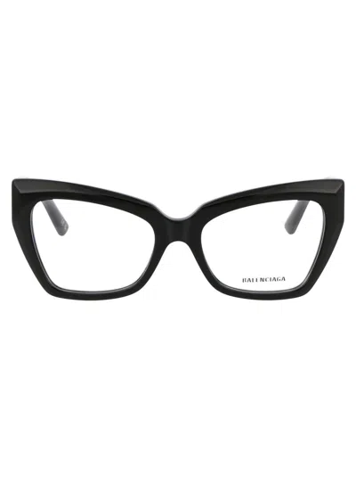 Balenciaga Black Acetate Optical Glasses