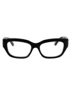 Balenciaga Bb0363o Glasses In Black-black-transparent