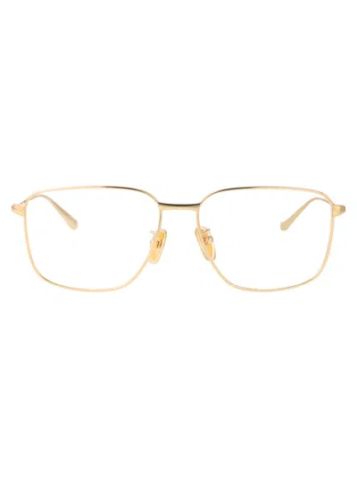 Balenciaga Gold-gold-transparent Metal Glasses