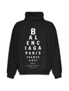 Balenciaga Optical Eye-chart Print Hoodie