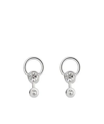 Balenciaga Orecchini Force Ball In Argento