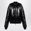 Balenciaga Ostrich-effect Bomber Jacket
