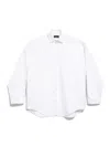 Balenciaga Semi Fitted Button-down Shirt In White