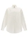 Balenciaga Outerwear Shirt And Blouse White In White