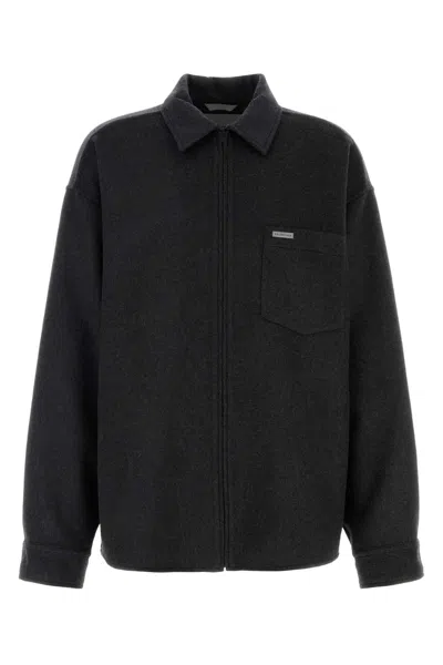 Balenciaga Outerwear Shirt In White