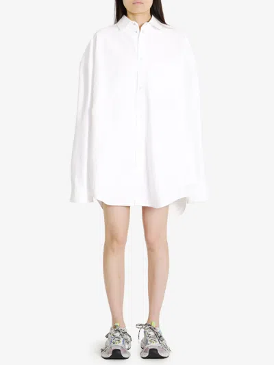 Balenciaga Outerwear Shirt In White
