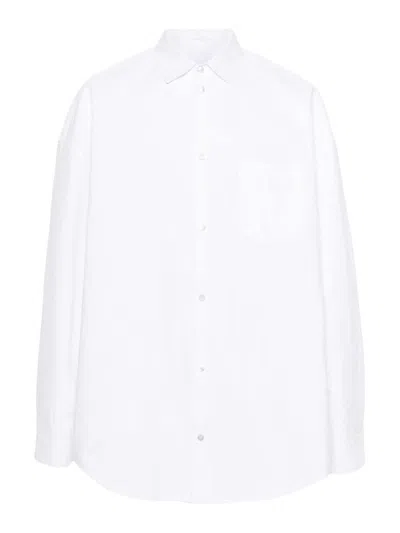 Balenciaga Outerwear Shirt In White