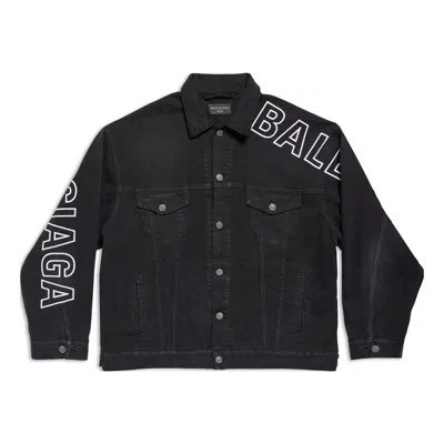 Balenciaga Outline Large Fit Jacket 'black'