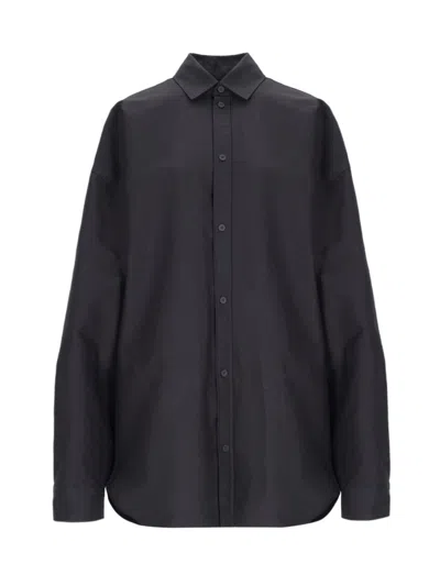 Balenciaga "outwear" Shirt In Black  