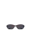 Balenciaga 62mm Oversize Rectangular Sunglasses In Black