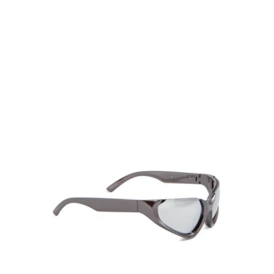 Balenciaga Oval Sunglasses In Grey