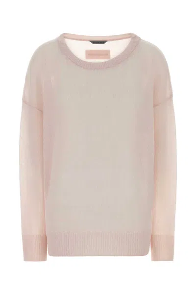 Balenciaga Oversize Cashmere Sweater In Pink