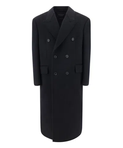 Balenciaga Oversize Coat In Black