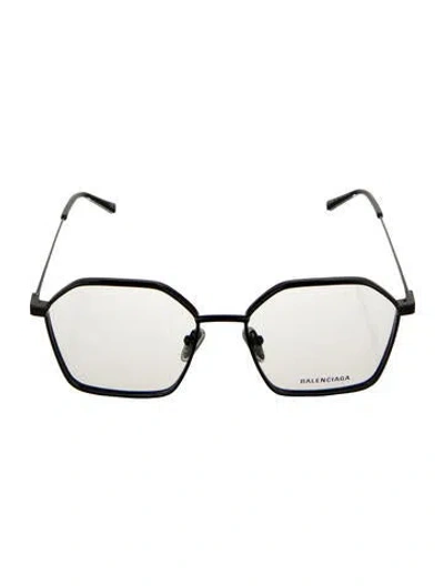 Pre-owned Balenciaga Oversize Eyeglasses In Black