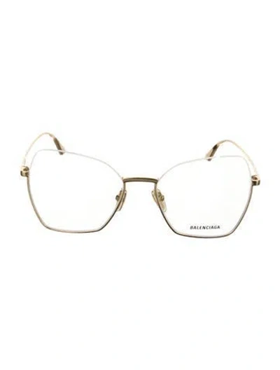 Pre-owned Balenciaga Oversize Eyeglasses In Clear/red