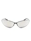 Balenciaga Oversize-frame Sunglasses In 褐色